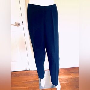 Italian Gianfrediani pants dark navy blue color Viscose & Lana blend US 10